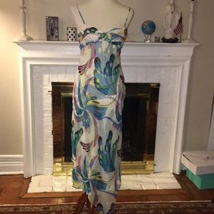 Bcbg maxazria cocktail clear sequins dress